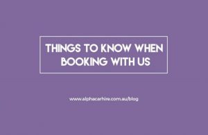Things to know when booking with us | Alpha Car Hire