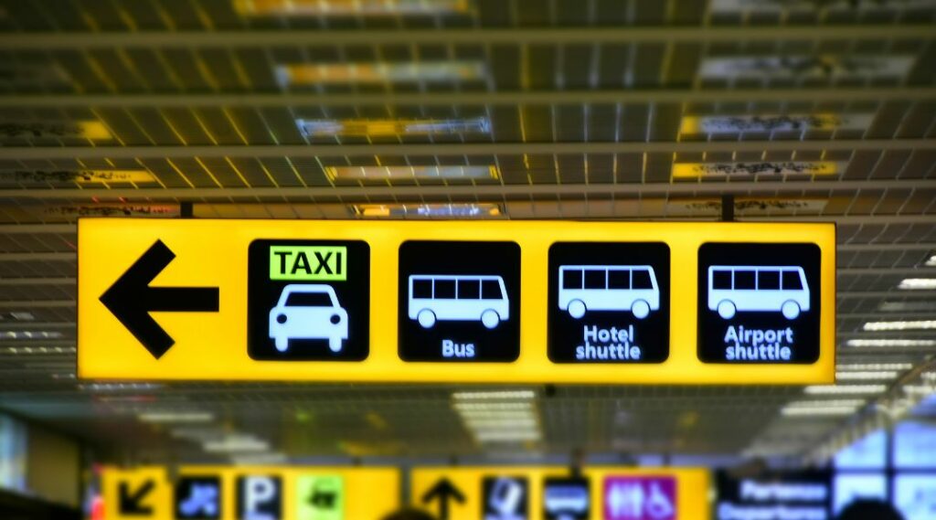 Transportation-sign-in-sydney-australia