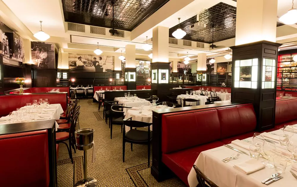 The comfortable interior at Tartufo Classic Italian