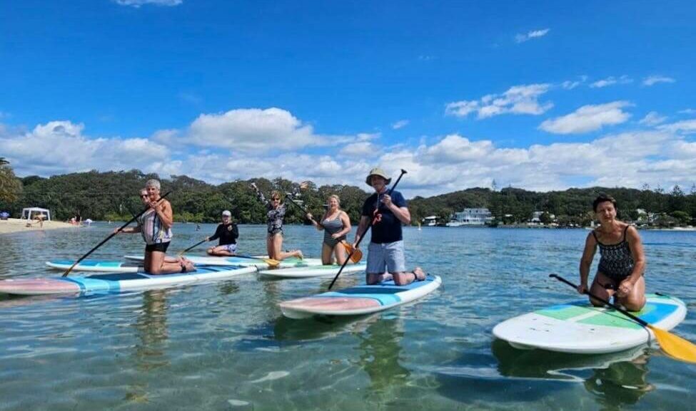 Fun Reunion with Friends with All Coast Paddle Board Hire