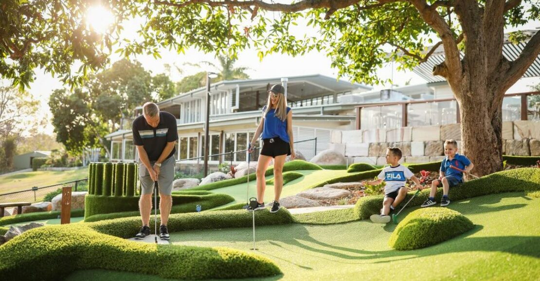 St Lucia’s mini golf family