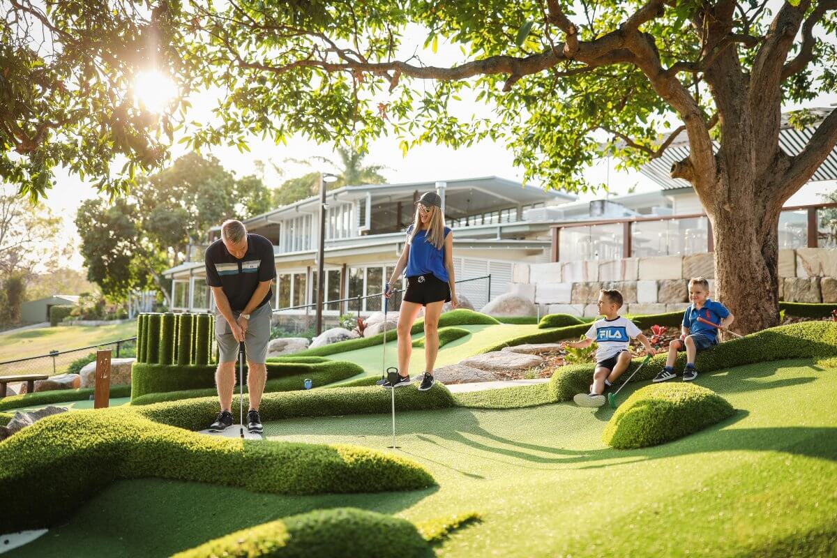 St Lucia’s mini golf family